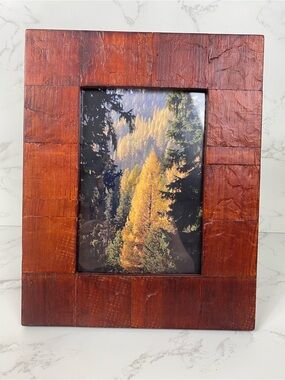 Rustic Brown Wood Photo Frame - Home Accents 5x7